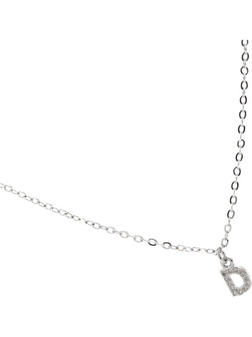 Collier Alphabet Luxenter argenté - Kiabi