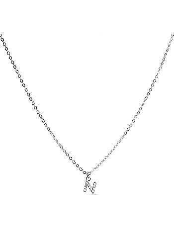 Collier Alphabet Luxenter argenté