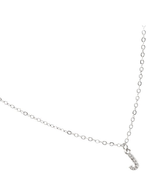 Collier Alphabet Luxenter argenté - Kiabi