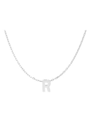 Collier Alphabet Luxenter en argent 925 rhodié