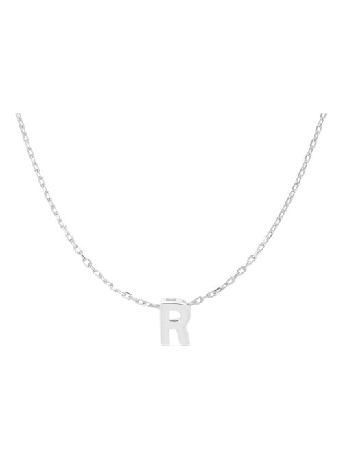 Collier Alphabet Luxenter en argent 925 rhodié - Kiabi