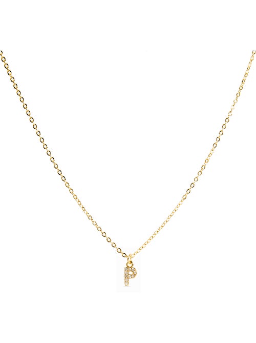 Collier Alphabet Luxenter Finition or 18k - Kiabi