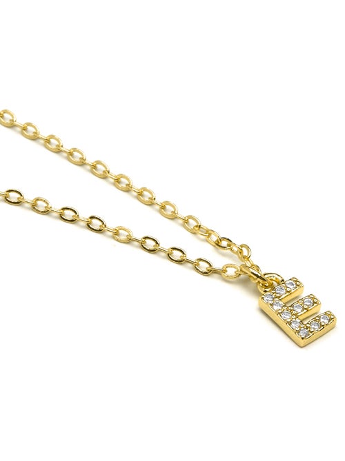 Collier Alphabet Luxenter Finition or 18k - Kiabi