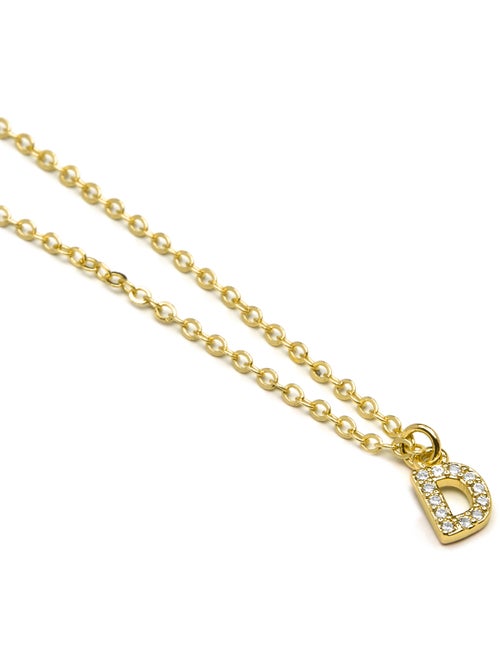 Collier Alphabet Luxenter Finition or 18k - Kiabi