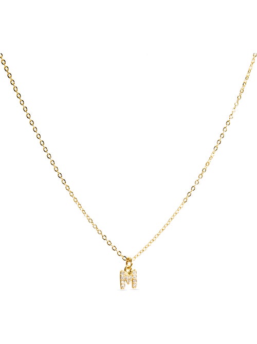 Collier Alphabet Luxenter Finition or 18k - Kiabi
