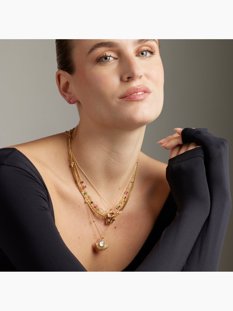 Collier Alphabet Luxenter Finition or 18k Multicolore - Kiabi