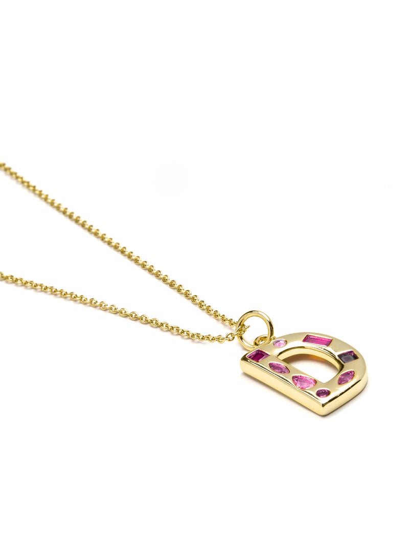 Collier Alphabet Luxenter Finition or 18k Multicolore - Kiabi