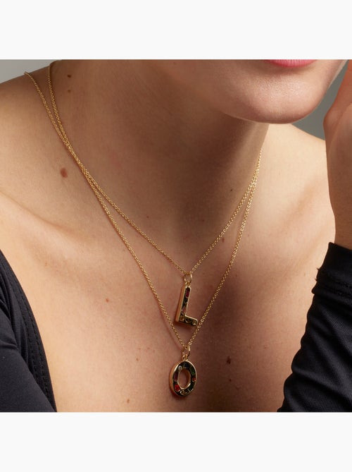 Collier Alphabet Luxenter Finition or 18k - Kiabi