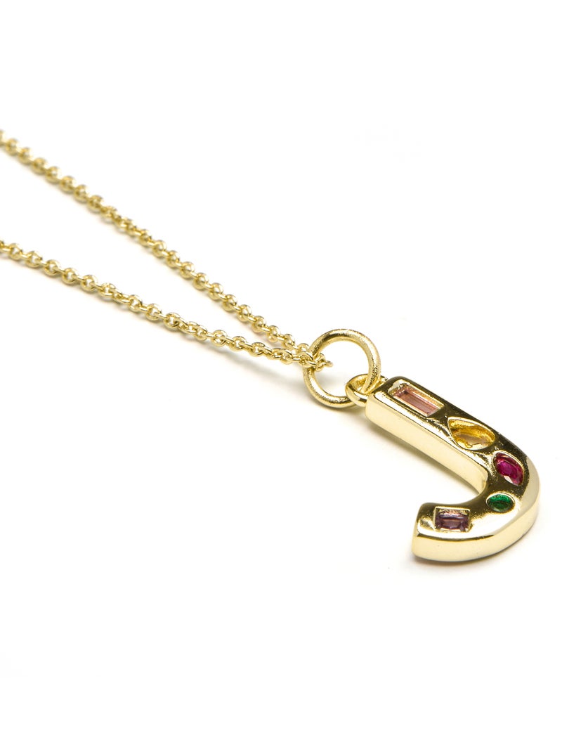 Collier Alphabet Luxenter Finition or 18k Multicolore - Kiabi