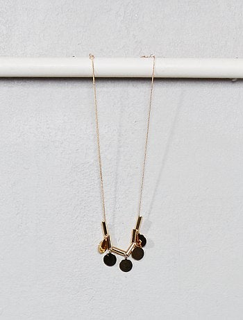 Collier avec pendentifs ronds