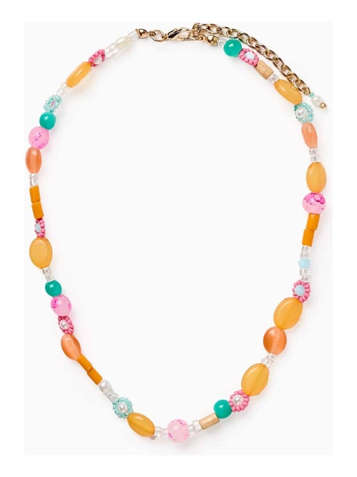 Collier avec Perles Multiforme - Kiabi