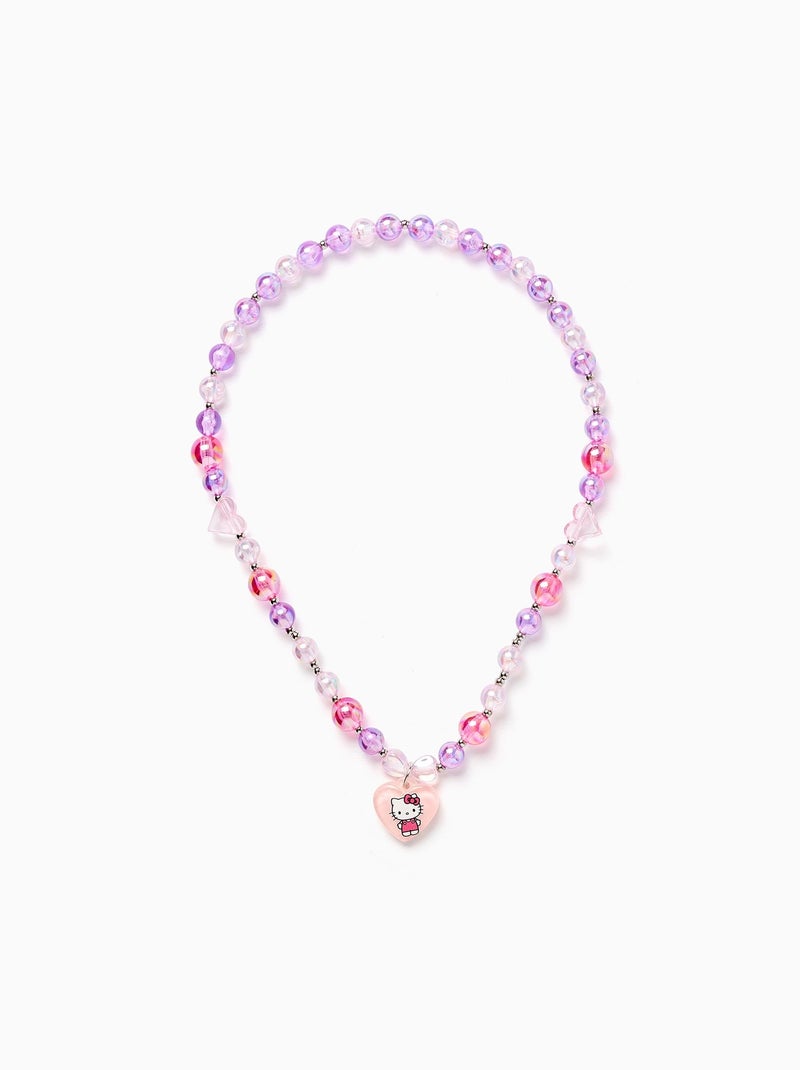 Collier avec Perles/Pendentif Hello Kitty Rose clair - Kiabi