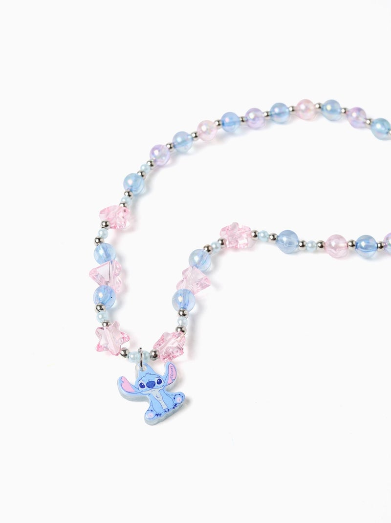 Collier avec Perles/Pendentif 'Stitch' Rose clair - Kiabi