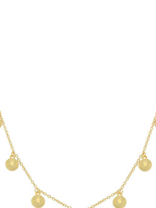 Collier Balark, finition or jaune 18 carats - Kiabi