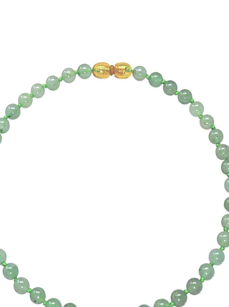 Collier Aventurine Verte Et Quartz Rose - Neuf Avec étiquettes, Pierres Naturelles