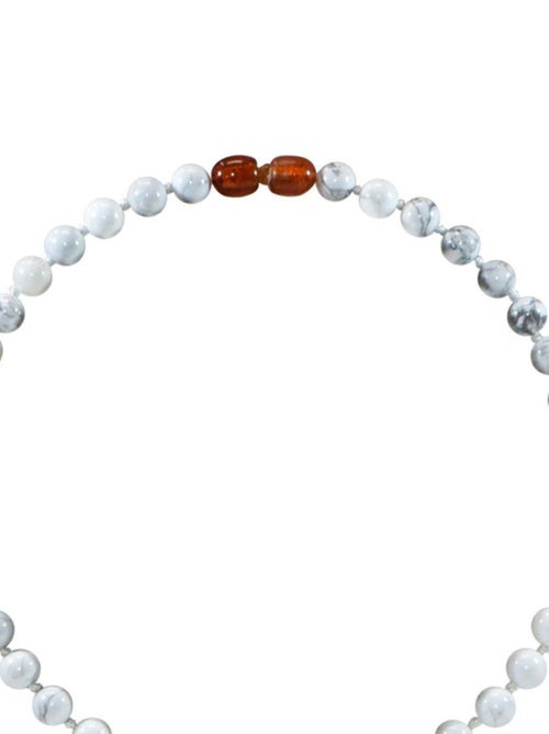 Collier  Bébé - Pierres naturelles : Magnésite & Howlite - Kiabi