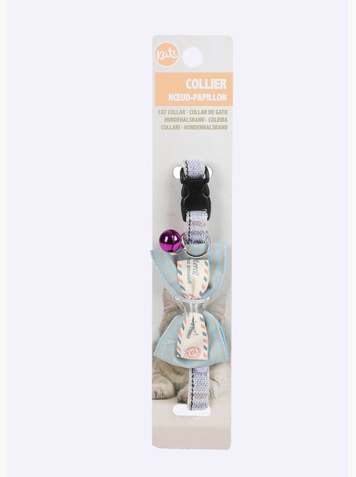 Collier chat forme n¿ud papillon et clochette - AFIBEL - Kiabi