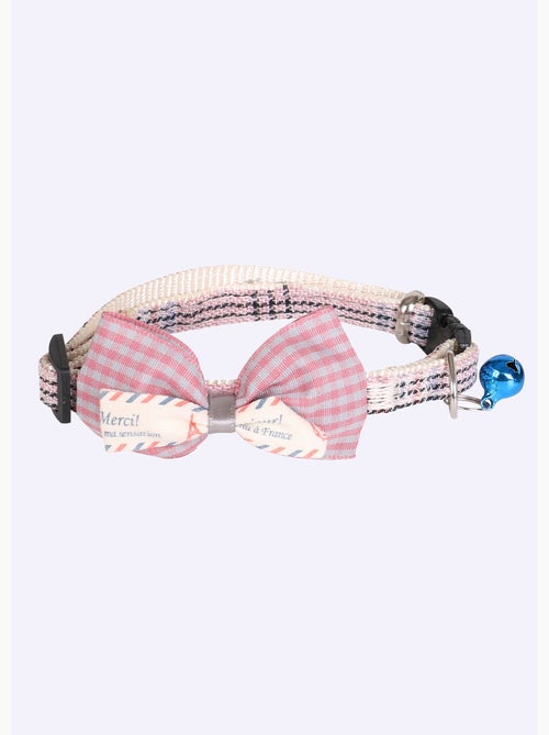 Collier chat forme n¿ud papillon et clochette - Kiabi