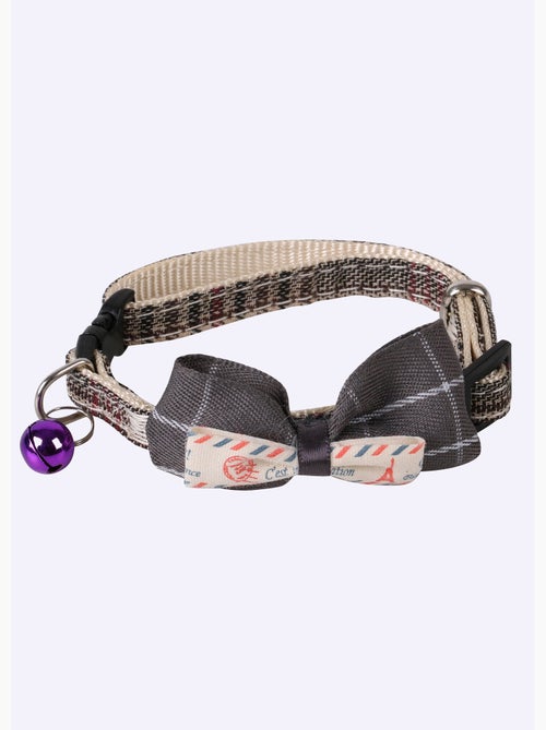 Collier chien forme n¿ud papillon et clochette - AFIBEL - Kiabi