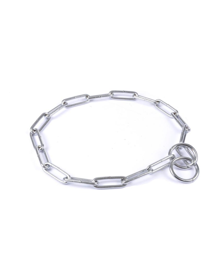 Collier chien gros maillon 60 cm Argent - Kiabi