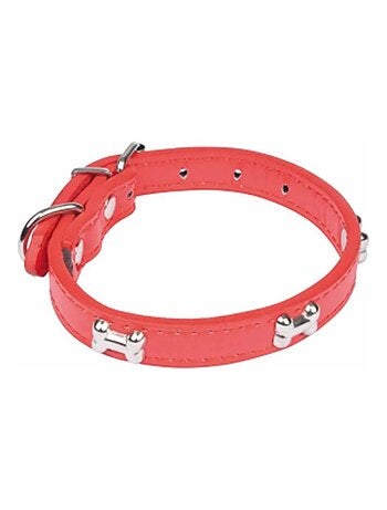 Collier chien os