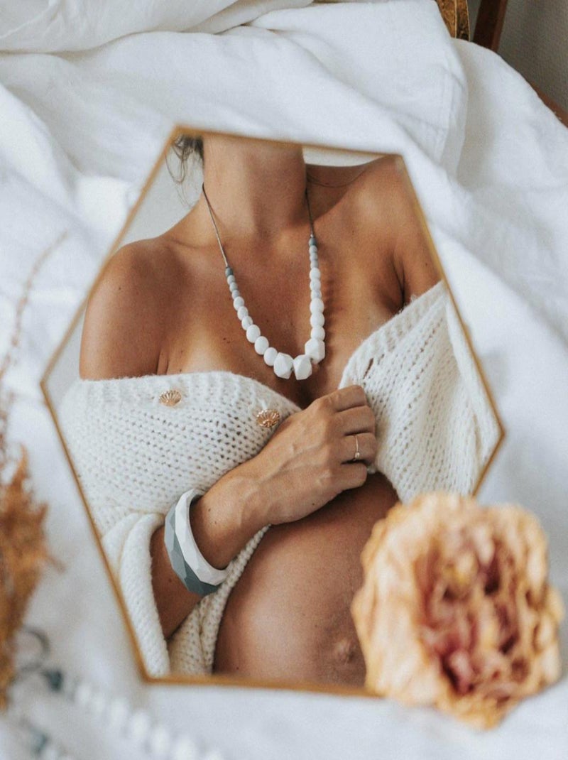 Collier d'allaitement Milk Blanc - Kiabi