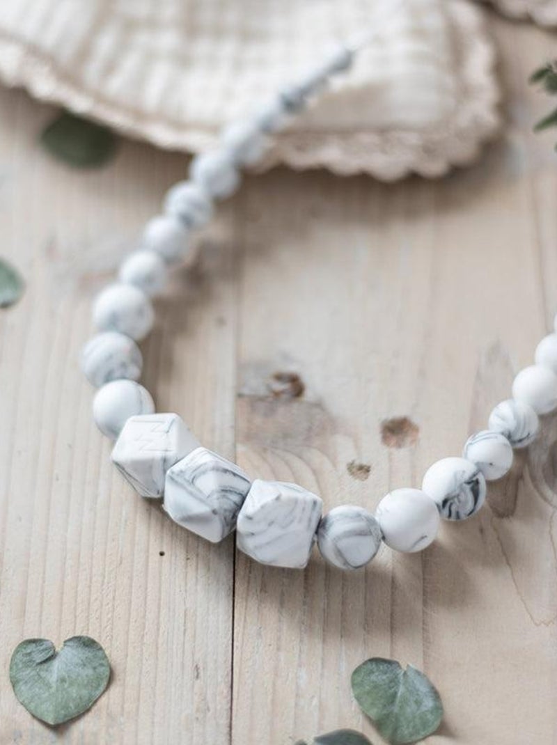 Collier d'allaitement Mumtaz Mahal Blanc - Kiabi