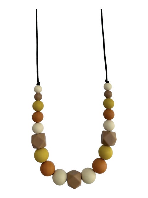 Collier d'allaitement ou de portage silicone 'Ambre' - Kiabi