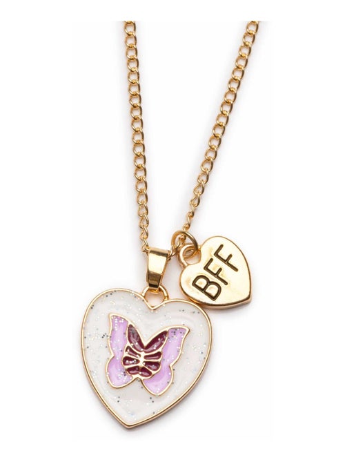 Collier d'amitié BFF duo papillon & arc-en-ciel Great Pretenders - Kiabi