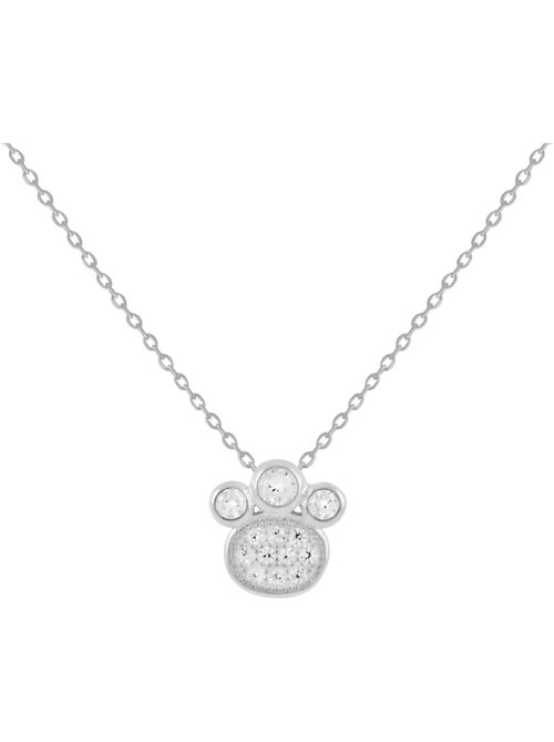 Collier de fidélité Luxenter en argent 925 et zircon brillant avec finition plaquée rhodium - Kiabi Collier de fidélité Luxenter en argent 925 et zircon brillant avec finition plaquée rhodium - Kiabi