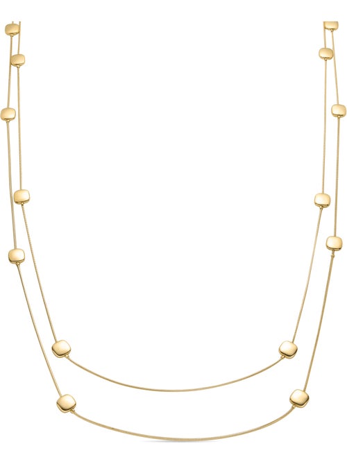 Collier de perles blanches Luxenter fini et plaqué or 18k - Tislain - Kiabi
