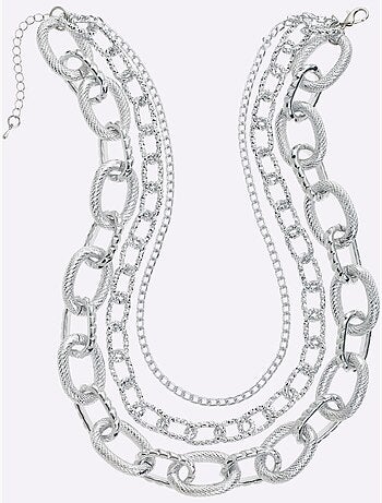 Collier doré tendance - taille standard - helline