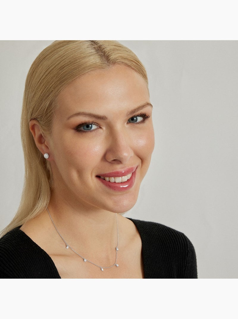 Collier en argent 925 avec cercle Luxenter Argenté - Kiabi
