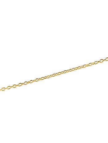 Collier en argent 925 avec finition en or jaune 18K