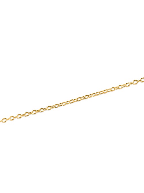 Collier en argent 925 avec finition en or jaune 18K - Kiabi