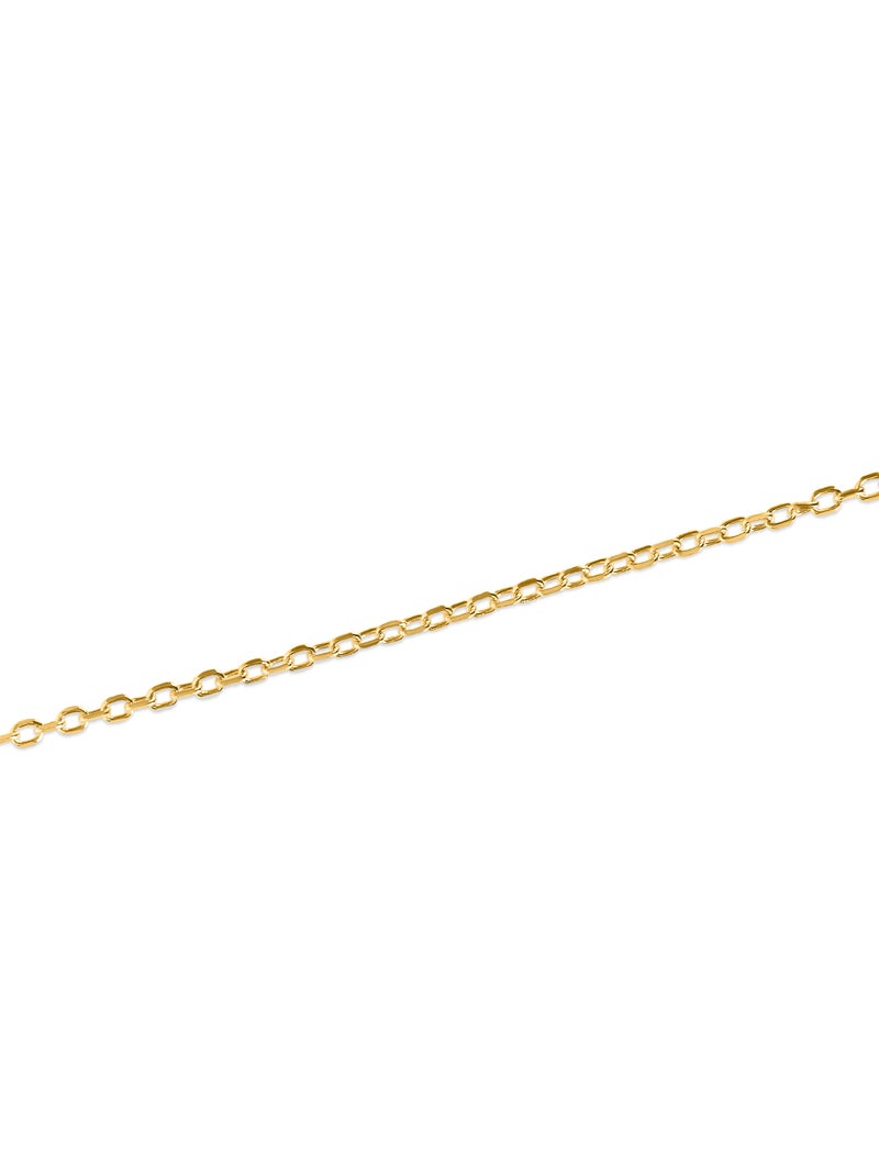 Collier en argent 925 avec finition en or jaune 18K Doré/or - Kiabi