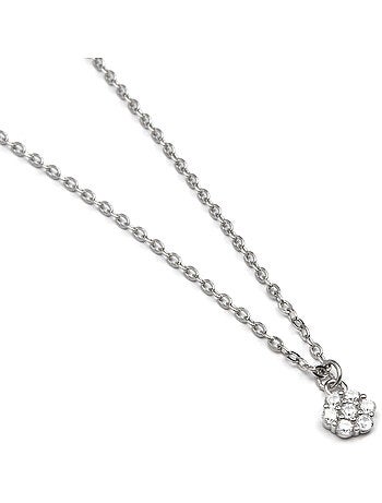 Collier en argent 925 et zirconium brillant rhodié - Oris
