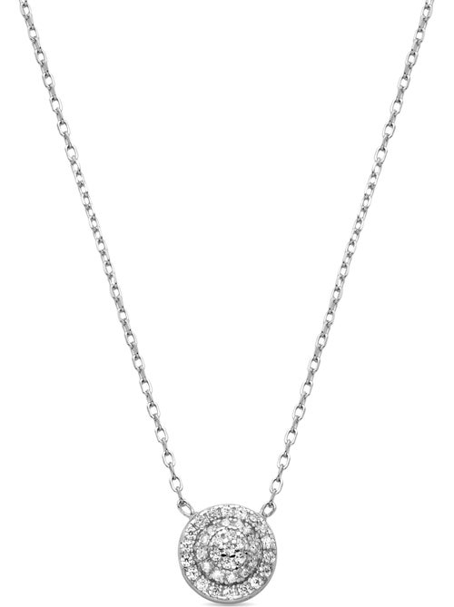 Collier en argent 925 Luxenter avec zircons brillants plaqués rhodium - Adhel - Kiabi Collier en argent 925 Luxenter avec zircons brillants plaqués rhodium - Adhel - Kiabi