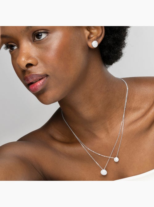 Collier en argent 925 Luxenter avec zircons brillants plaqués rhodium - Adhel - Kiabi Collier en argent 925 Luxenter avec zircons brillants plaqués rhodium - Adhel - Kiabi