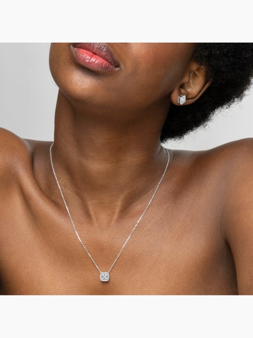 Collier en argent 925 Luxenter avec zircons brillants plaqués rhodium - Amanba - Kiabi Collier en argent 925 Luxenter avec zircons brillants plaqués rhodium - Amanba - Kiabi