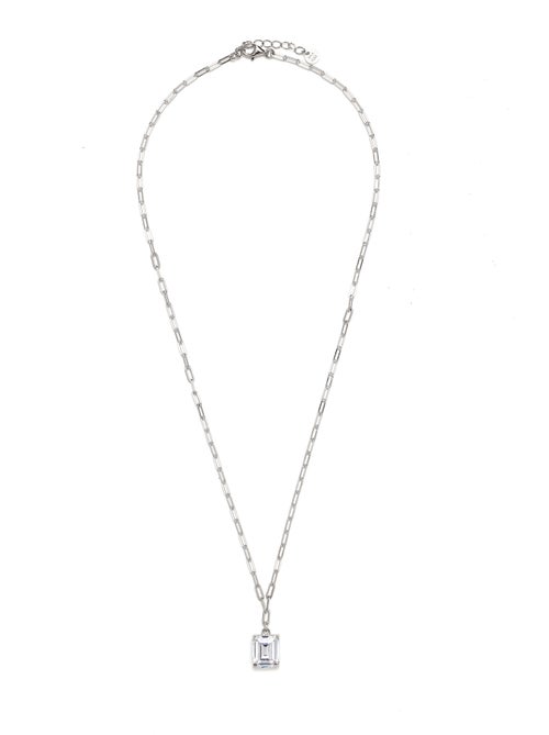 Collier en argent 925 Luxenter avec zircons brillants plaqués rhodium - Askuo - Kiabi Collier en argent 925 Luxenter avec zircons brillants plaqués rhodium - Askuo - Kiabi