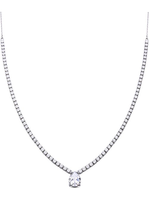Collier en argent 925 Luxenter avec zircons brillants plaqués rhodium - Guoi - Kiabi Collier en argent 925 Luxenter avec zircons brillants plaqués rhodium - Guoi - Kiabi