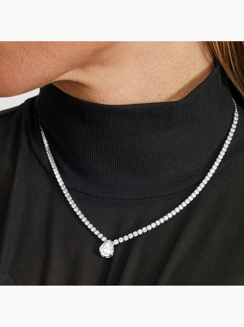Collier en argent 925 Luxenter avec zircons brillants plaqués rhodium - Guoi Argent - Kiabi