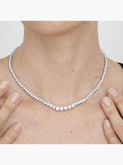 Collier en argent 925 Luxenter avec zircons brillants plaqués rhodium - Niriel - Kiabi Collier en argent 925 Luxenter avec zircons brillants plaqués rhodium - Niriel - Kiabi