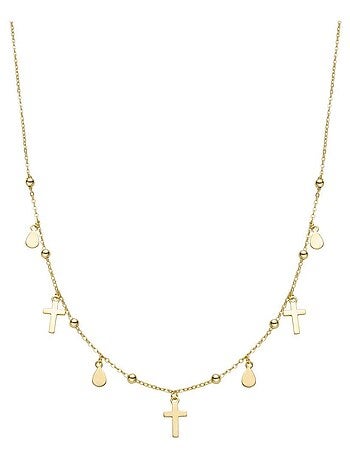 Collier en argent 925 Luxenter fini plaqué or jaune 18K - Cirai