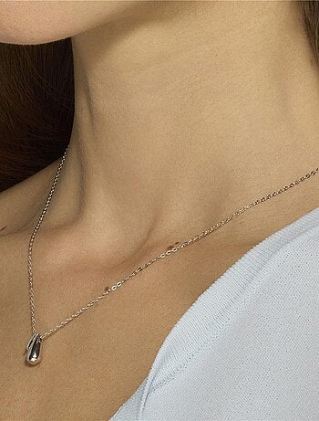 Collier en argent sterling avec finition rhodiée - Zarael