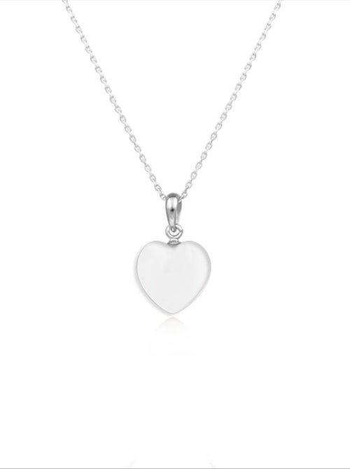 Collier en argent sterling et agate blanche rhodiée Collier  yedia - Kiabi