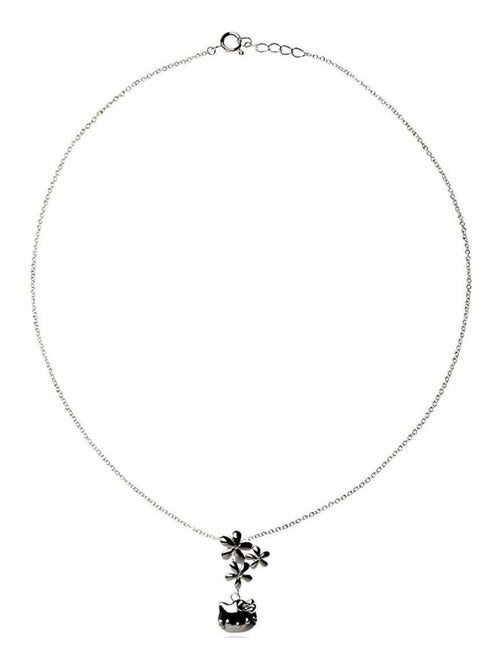 Collier en laiton argenté Hello Kitty - Kiabi