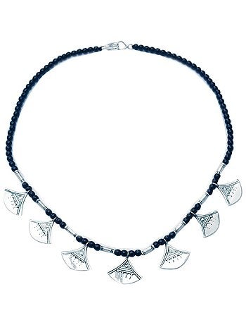 Collier ethnique Touareg en argent fait main