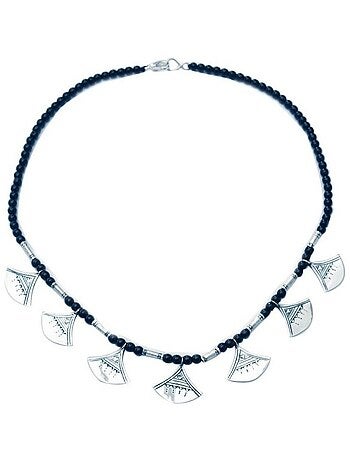Collier ethnique Touareg en argent fait main